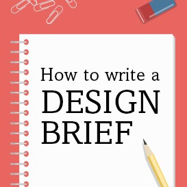 How to write a design brief title image